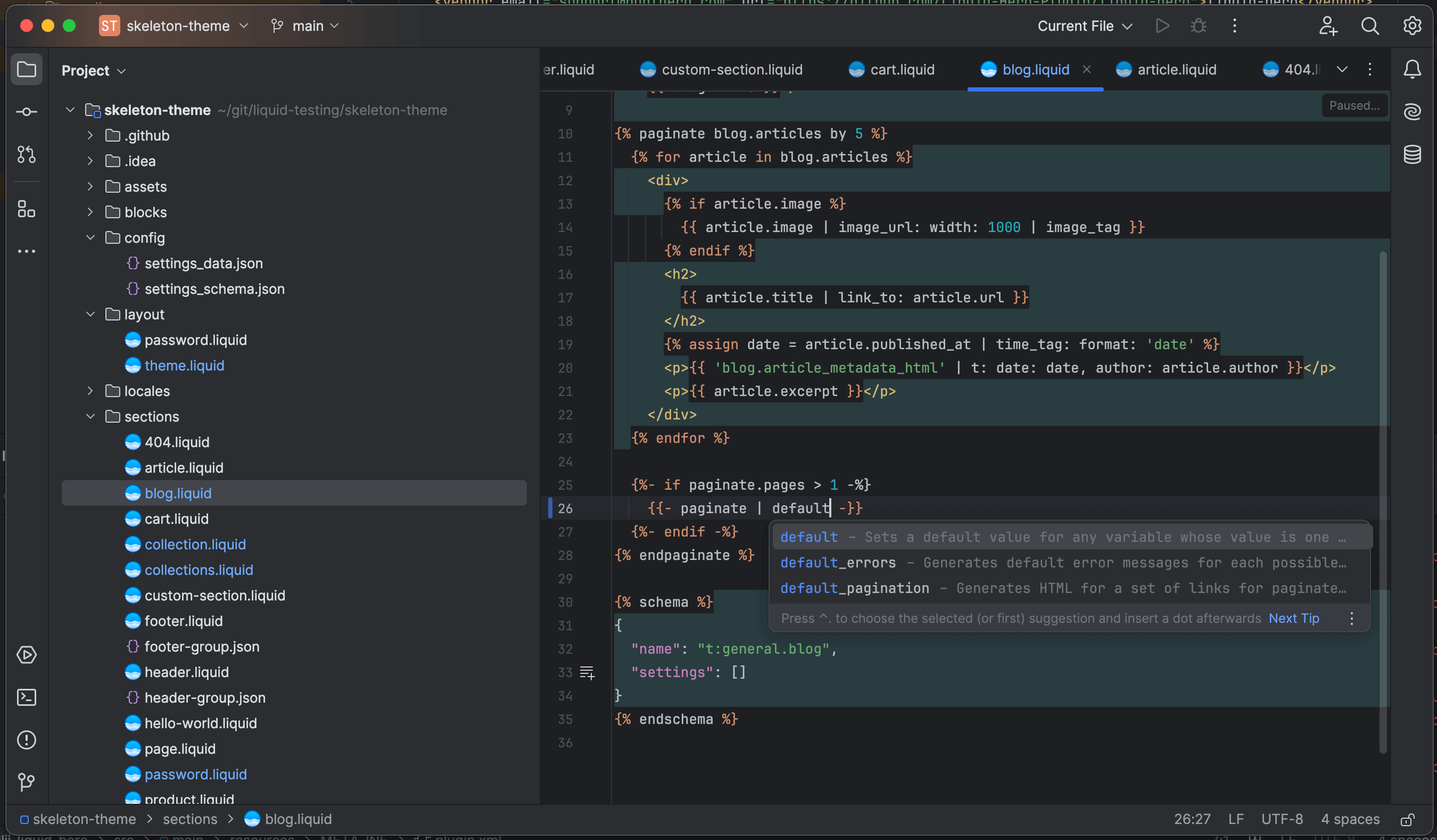 Liquid Hero screenshot