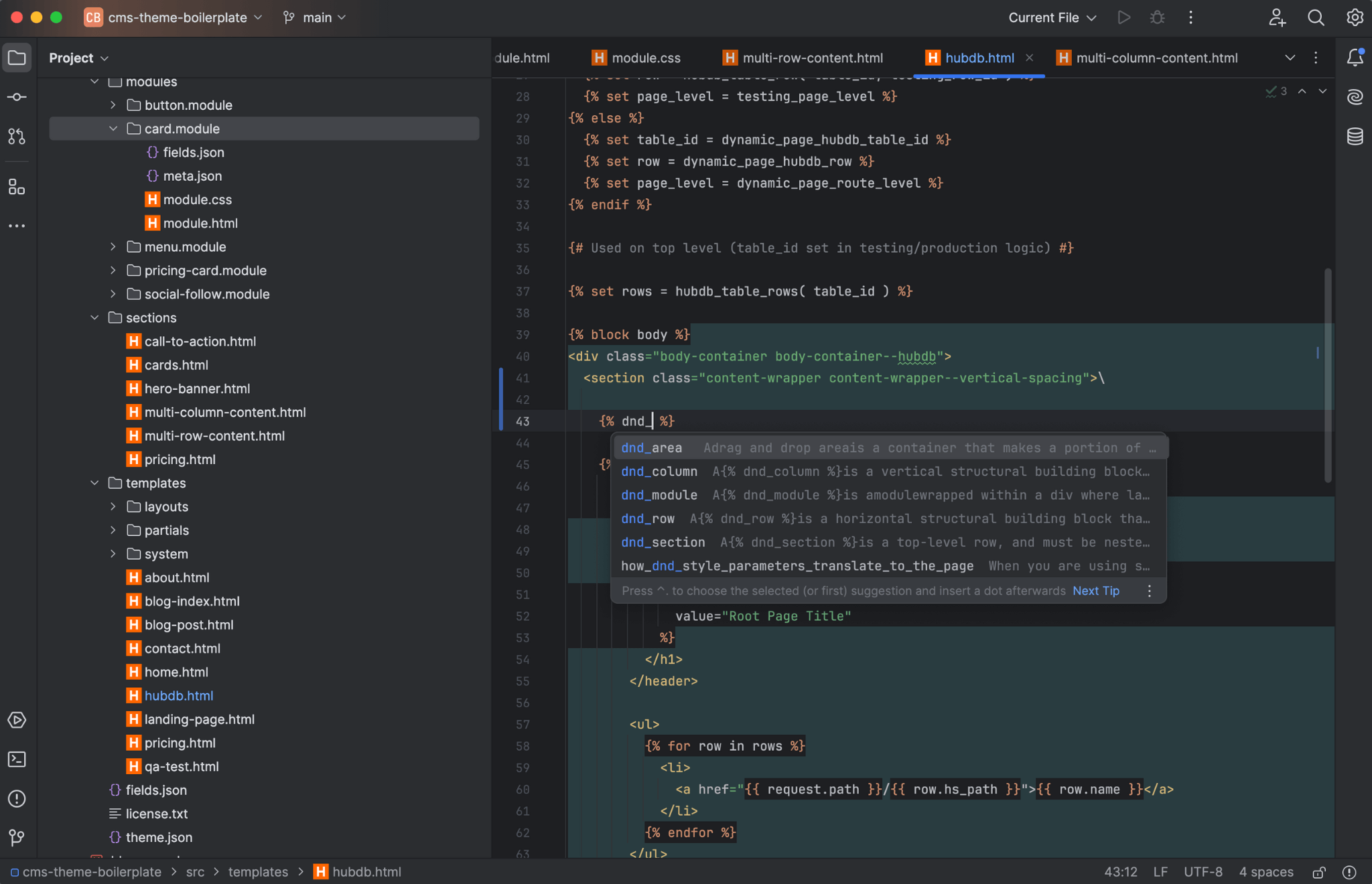 HubL Hero screenshot